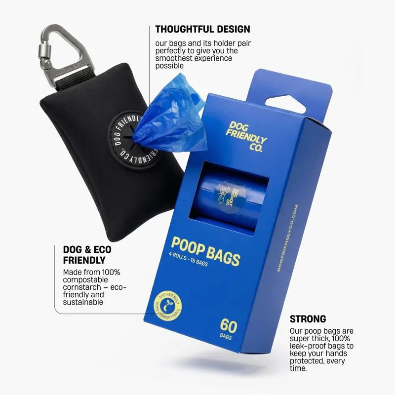 Pet Supplies Dog & Cat Poop Bags, Hygienic Pet Waste Cleanup Bags for Litter Management