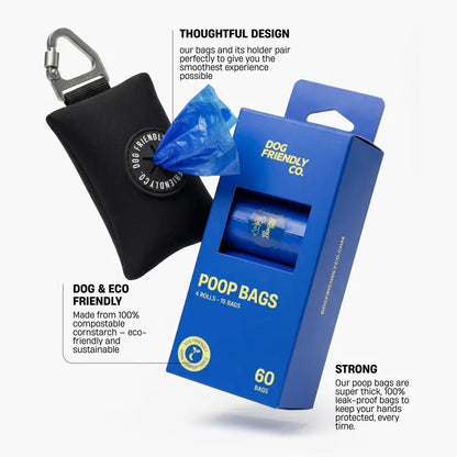 Pet Supplies Dog & Cat Poop Bags, Hygienic Pet Waste Cleanup Bags for Litter Management